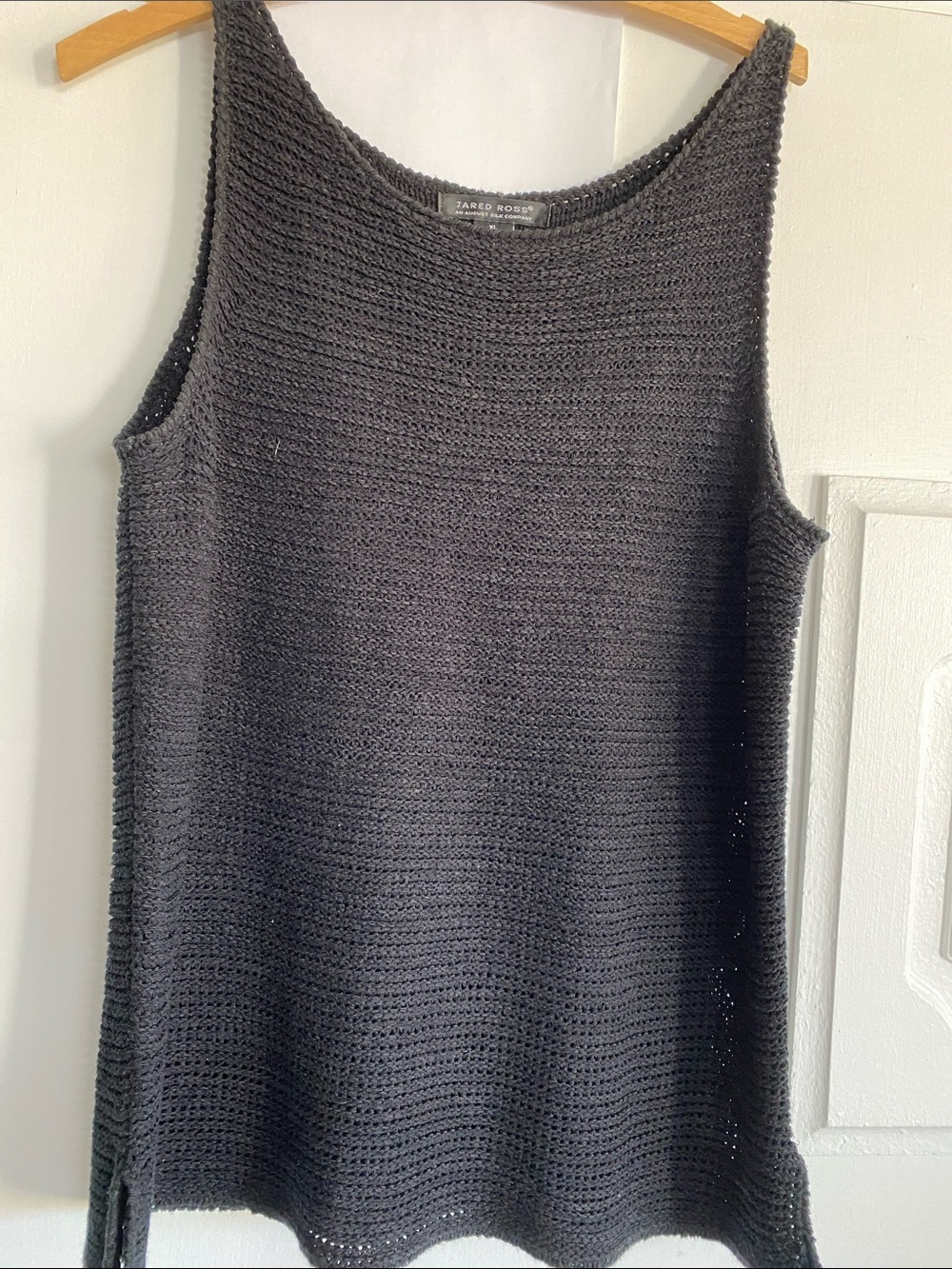 Zara Black Crochet Tank Top